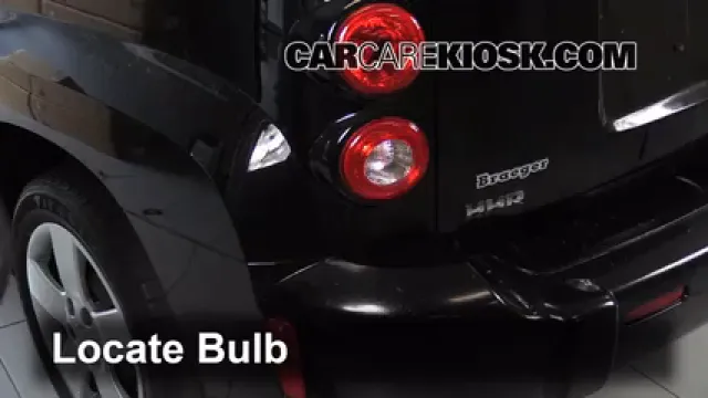 2009 Chevrolet HHR LS 2.2L 4 Cyl. FlexFuel Luces Luz de reversa (reemplazar foco)